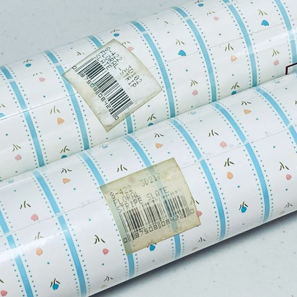 Magic Cover Draw Shelf Self-Adhesive Vinyl Liner 24'x 18" Floral Stripe Slate - Picture 5 of 6